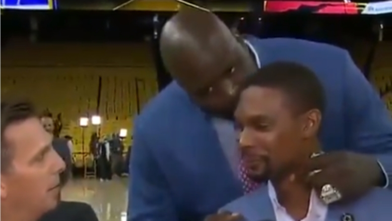 Κλασικός Σακίλ: Φίλησε σε live σύνδεση τον Μπος! (vid)