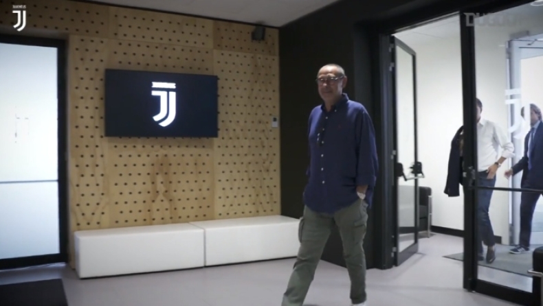 Μαουρίτσιο Σάρι: Οι πρώτες στιγμές στην Γιουβέντους (vid)