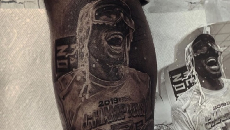 Απίθανο tattoo με τον πανηγυρισμό του Λέοναρντ! (pic & vid)