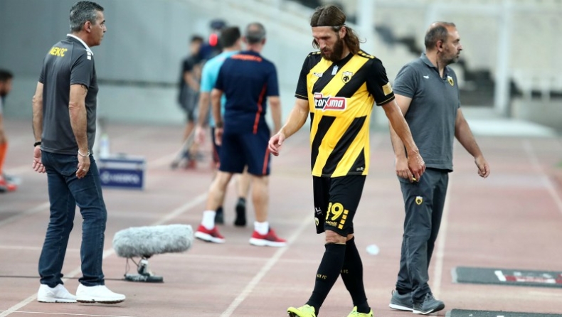 AEK: Αιμάτωμα ο Τσιγκρίνσκι