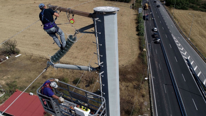 Ελάχιστα σπίτια χωρίς ρεύμα στην Χαλκιδική