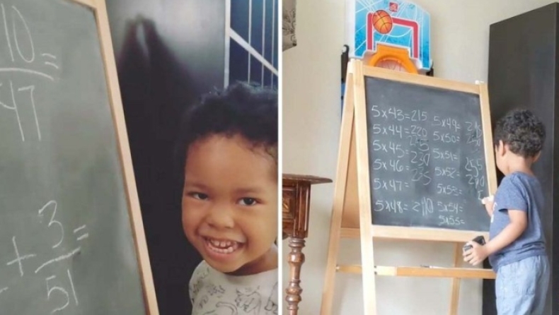 Τρίχρονος «Αϊνστάιν» λύνει μαθηματικές πράξεις που ούτε ενήλικοι δεν μπορούν (vid)
