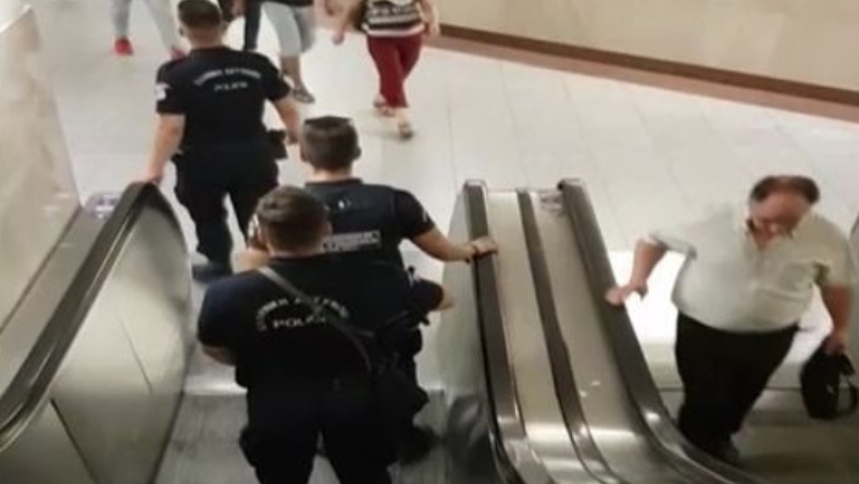 Οι «μαύροι πάνθηρες» της ΕΛ.ΑΣ στο μετρό (vid)