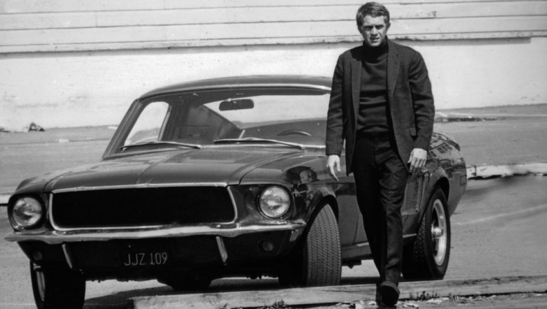 Πωλητήριο στη Mustang του Στιβ Μακ Κουίν από την ταινία Bullitt