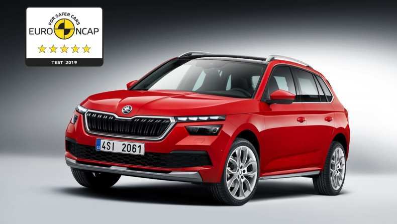 Αστέρι στην ασφάλεια το Skoda Kamiq (vid)
