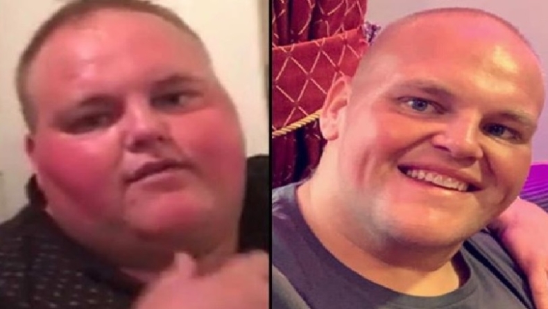 Του είπαν ότι θα πεθάνει αν δεν κόψει το fast food, έχασε 120 κιλά σε 10 μήνες και έτρεξε ημιμαραθώνιο (pics)