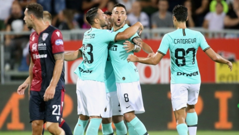 Κάλιαρι – Ίντερ 1-2: Δύο στα δύο οι νερατζούρι (vid)