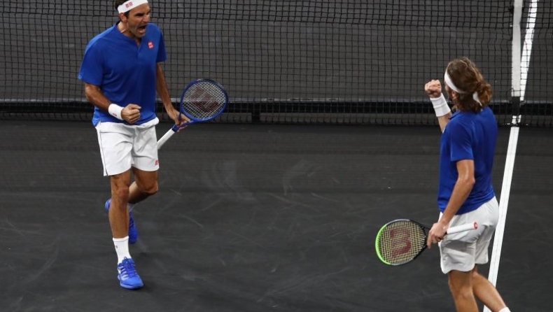 Laver Cup: Ήττα για Τσιτσιπά-Φέντερερ (vids)