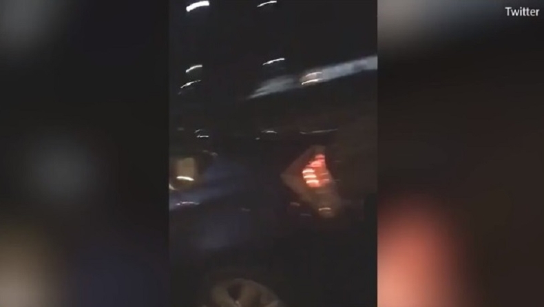 Οδηγός ξεκαρδίζεται στα γέλια ενώ αναπτύσσει ταχύτητα και τρακάρει το μπροστινό αυτοκίνητο (vid)