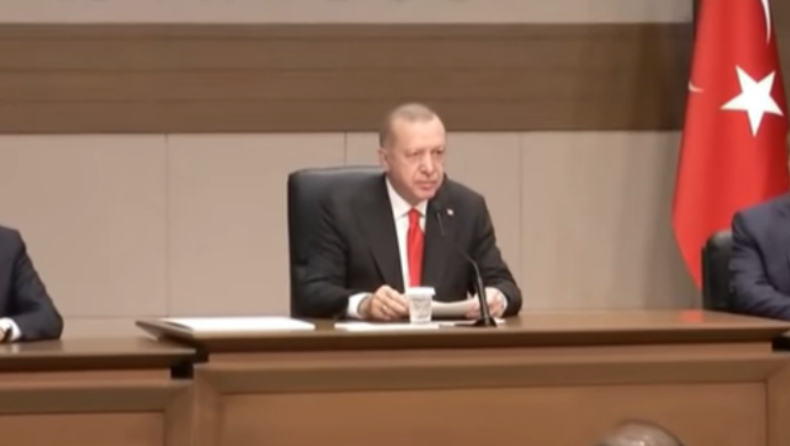 Ερντογάν: «Δεν υποχωρούμε, ό,τι κι αν λέει ο οποιοσδήποτε»