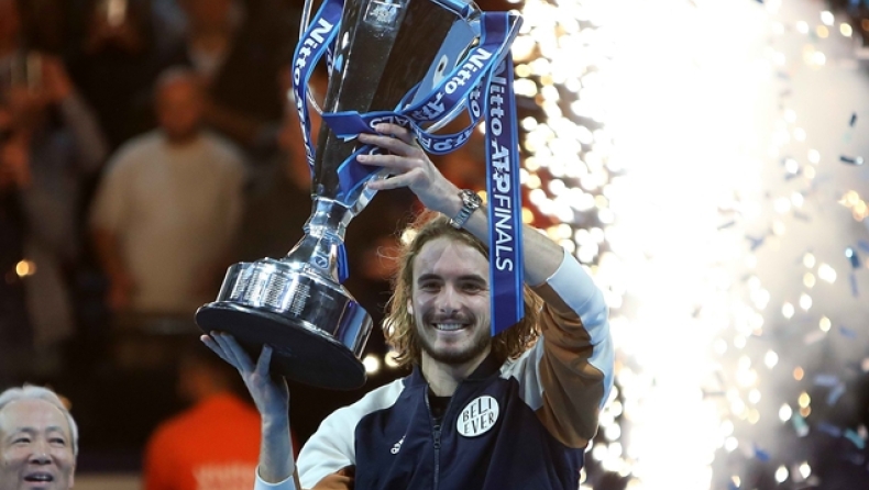 Tσιτσιπάς - Τιμ: Η κούπα στα χέρια του Στέφανου! (vid)