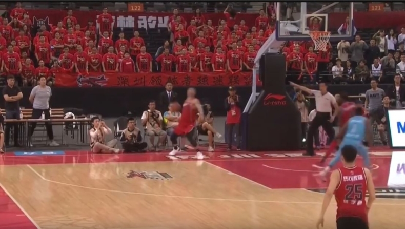 Απίστευτο buzzer beater αλά... Μπουρούσης στην Κίνα! (vid)