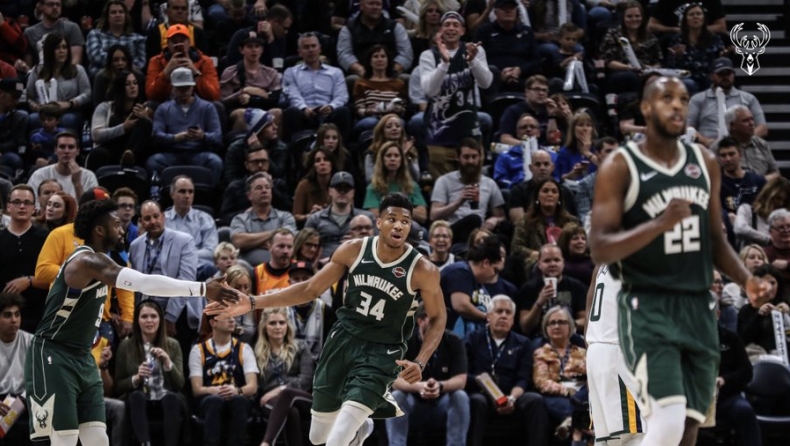 Τζαζ - Μπακς 103-100: Τα καλύτερα του Γιάννη (vid)