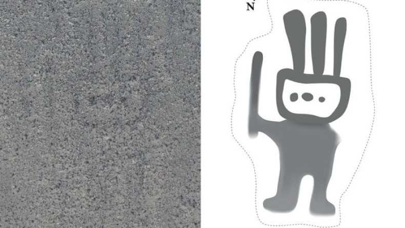 Ανακαλύφθηκε ανθρωπόμορφο γεωγλυφικό 2.000 ετών
