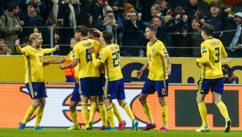 Προκριματικά EURO 2020: Πρόκριση για Σουηδία, πολύ κοντά Δανία, Ελβετία (vids)