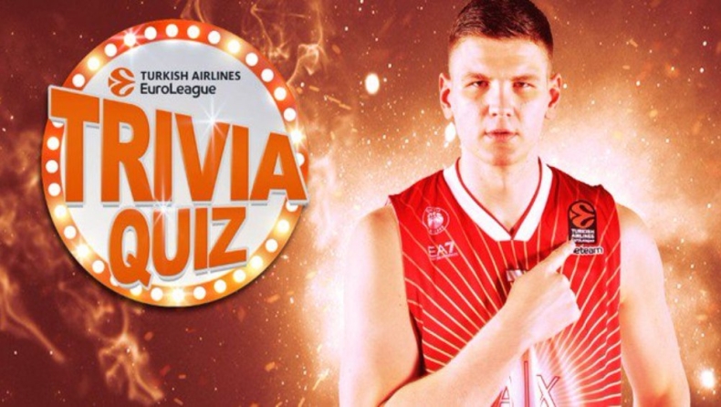 Παίξτε στο EuroLeague Trivia Quiz και κερδίστε μια φανέλα του Αρτούρας Γκουντάιτις