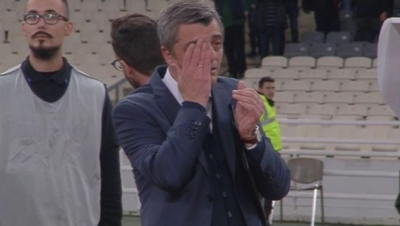 Ξέσπασε σε δάκρυα ο Παπαβασιλείου για τη νίκη του Παναθηναϊκού