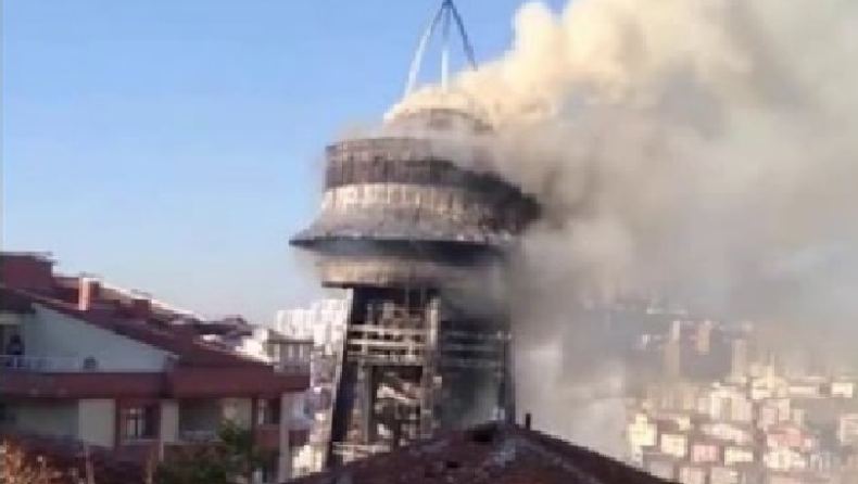Μεγάλη φωτιά κατέστρεψε το εμβληματικό κέντρο αστρονομίας της Άγκυρας (pic & vids)