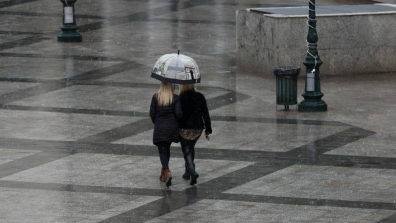Από το απόγευμα νέο κύμα ισχυρών βροχών και καταιγίδων