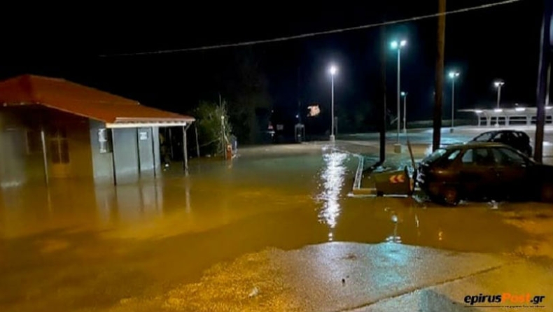 Άρτα: Πλημμύρες και ζημιές στο ορεινό επαρχιακό οδικό δίκτυο από την κακοκαιρία (pics)