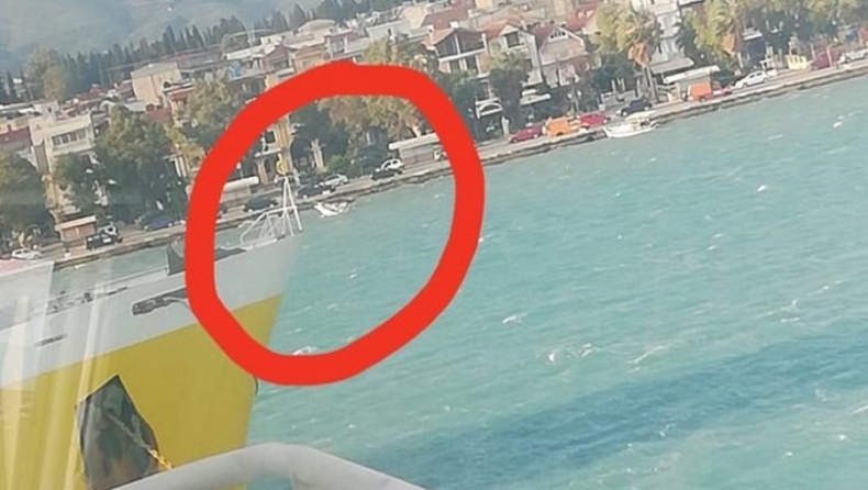 Ζάκυνθος: Βάρκα κόντεψε να βυθιστεί από τον αέρα (pics & vid)