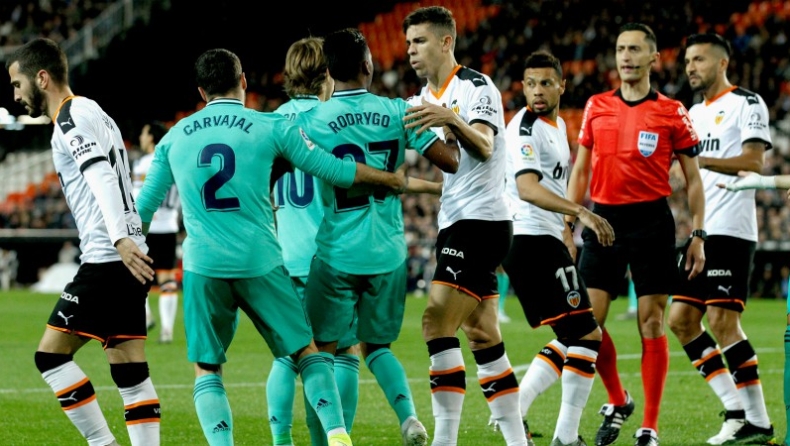 Βαλένθια – Ρεάλ Μαδρίτης 1-1: Τρέλα στο 90'+5' και πάει ισόβαθμη στο Clasico (vid)