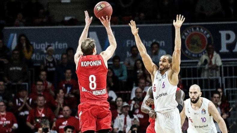 Μπάγερν - Γκέτινγκεν 82-81: Ήρωας ο Κόπονεν με buzzer beater τρίποντο!