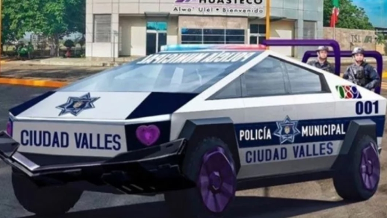Η αστυνομία του Μεξικού πήρε 15 Tesla Cybertruck! 