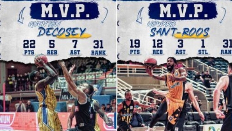 ΝτεΚόζι και Σαντ Ρος, οι MVP της 11ης αγωνιστικής