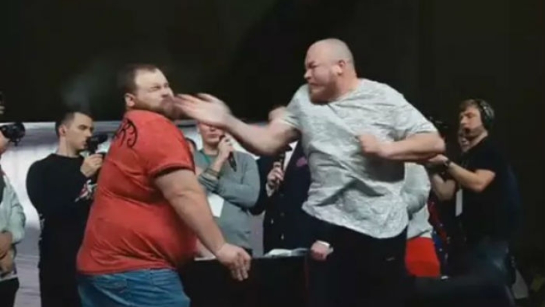 Ο πρωταθλητής του διαγωνισμού σφαλιάρας βγήκε για πρώτη φορά νοκ-άουτ (vid)