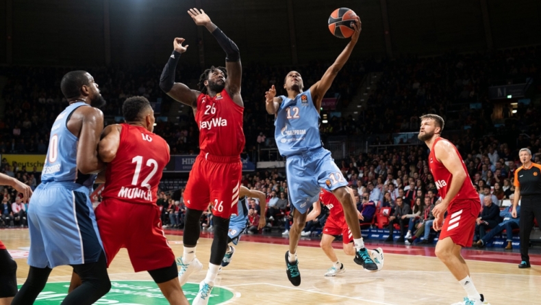 Μπάγερν - Ζενίτ 77-69: «Καθάρισε» στο δεύτερο ημίχρονο