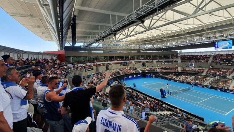 ATP Cup: Οι Έλληνες κερδίζουν την μάχη της εξέδρας (pic&vids)