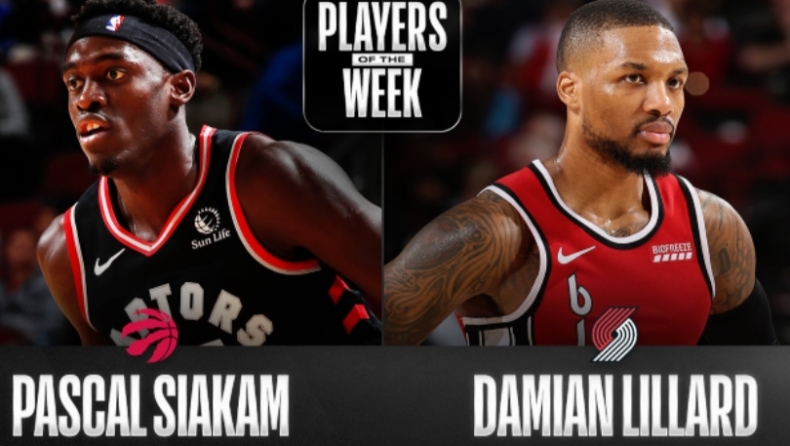 Παίκτες της εβδομάδας οι Λίλαρντ-Σιάκαμ (pic)