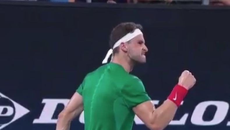 ATP Cup: Τρομερός Ντιμιτρόφ κερδίζει winner με σπασμένη χορδή (vid)