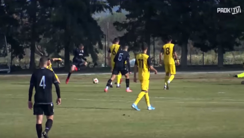 Πρωτάθλημα Νέων: Το απίθανο πέναλτι που έδωσε ο διαιτητής Γιαννακός στο ΠΑΟΚ - ΑΕΚ (vid)
