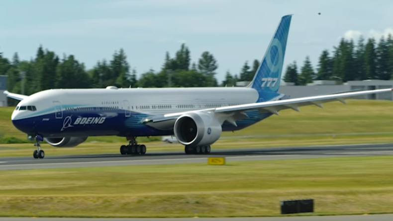 Την Πέμπτη η παρθενική πτήση του 777X της Boeing, είναι το μεγαλύτερο δικινητήριο αεροσκάφος (vid)