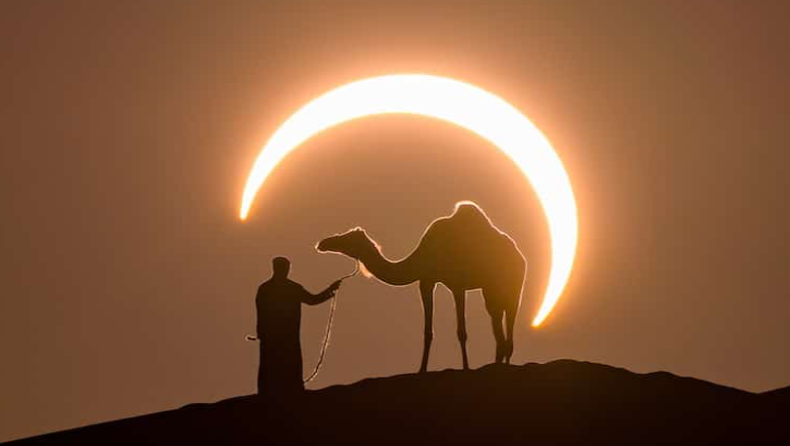 Ίσως η πιο εντυπωσιακή φωτογραφία με φόντο την ηλιακή έκλειψη (pic)