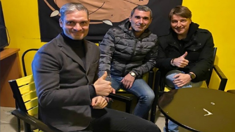 Χαριστέας και Ένινγκ στην κοπή της βασιλόπιτας του SUPER 3