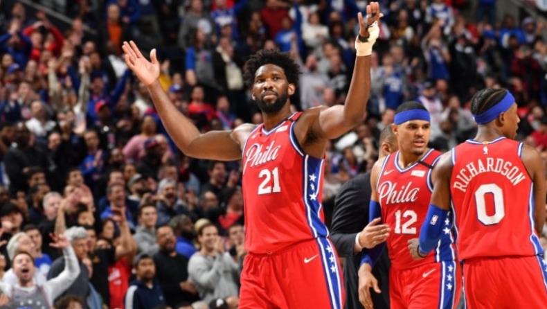 Σίξερς - Νετς 112-104: Με διπλό Εμπίιντ στην παράταση! (vid)