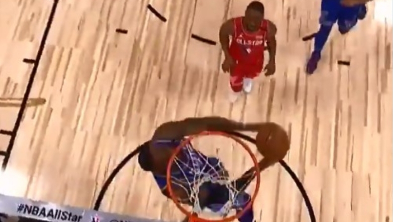 ΝΒΑ All Star Game 2020: Η ανάποδη καρφωματάρα του ΛεΜπρόν! (vid)