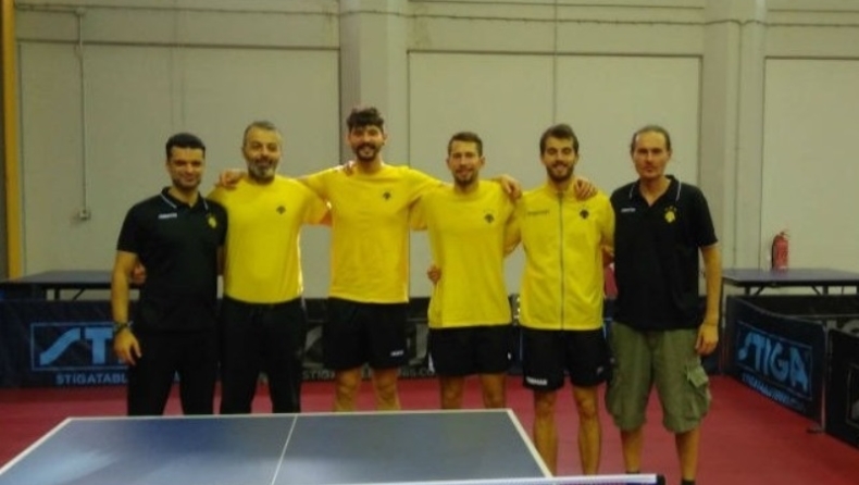 Πρωτάθλημα ξανά για την ΑΕΚ στην επιτραπέζια αντισφαίριση