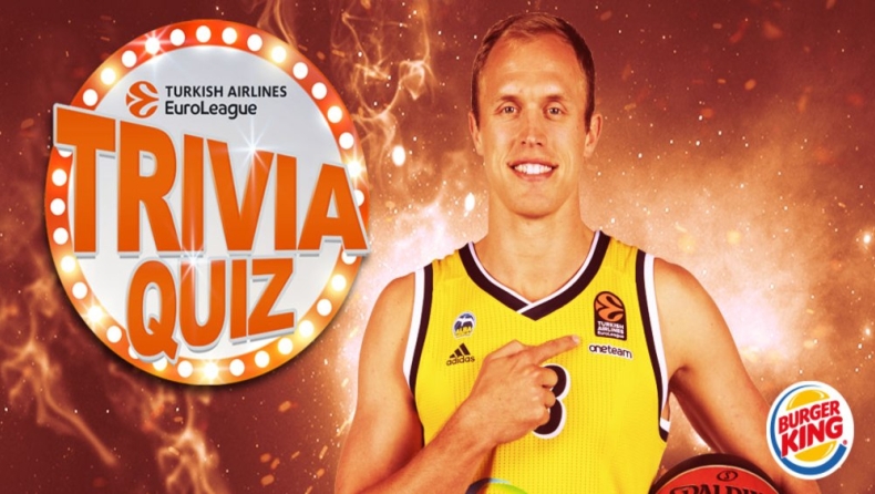 Παίξτε στο EuroLeague Trivia Quiz και κερδίστε μια φανέλα του Σίκμα