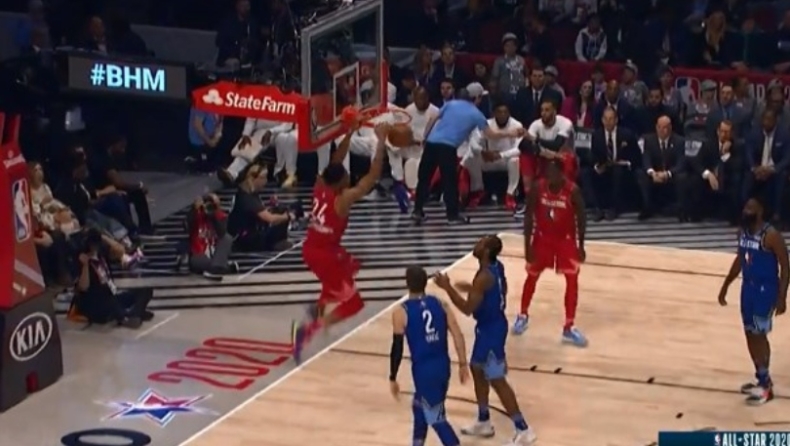 NBA All Star Game 2020: Καρφώνει ασταμάτητα ο Αντετοκούνμπο! (vid)