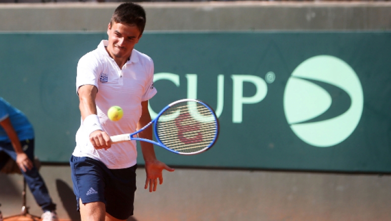 Davis Cup: Eυκολη νίκη και για τον Πέτρο Τσιτσιπά στο World Group II
