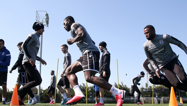 ΠΑΟΚ: Προπόνηση στην σκιά του κορονοϊού