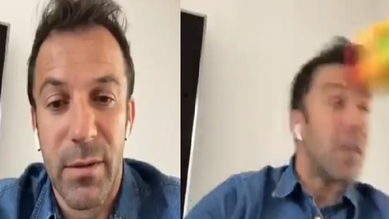 Ντελ Πιέρο: Έκανε Instagram live και... έκανε κεφαλιές στη μπάλα που του πετούσαν τα παιδιά! (vid)