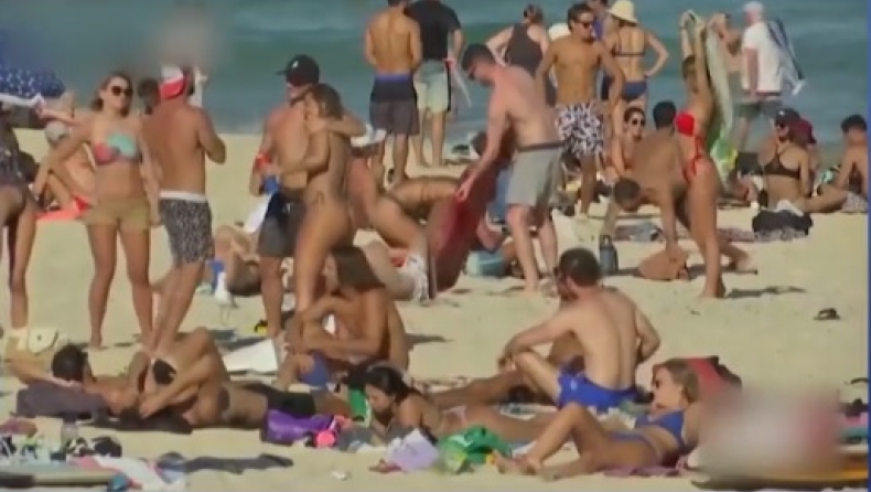 Κορονοϊός: Γεμάτες οι παραλίες στην Αυστραλία (vid)