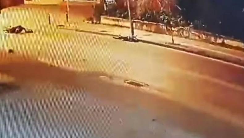 Ρέθυμνο: Οδηγός μηχανής πέφτει στο οδόστρωμα μετά από τροχαίο και την προσπερνούν αδιάφορα! (vid)