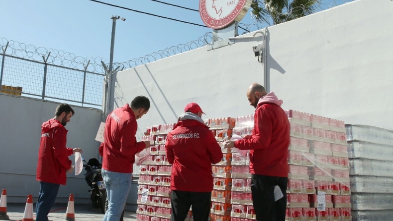 Ολυμπιακός: Ξεκίνησε την αποστολή βοήθειας στον Έβρο (pics)