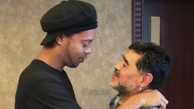 Το μήνυμα στήριξης του Μαραντόνα στον Ροναλντίνιο